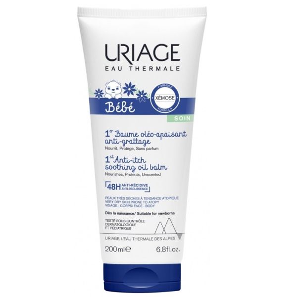 Uriage bebe 1st anti-itch soothing oil balm kojący balsam olejkowy przeciw swędzeniu 200ml