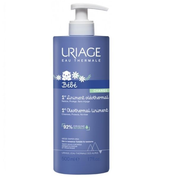 Uriage bebe 1st oleothermal liniment oletermiczny krem ​do pielęgnacji okolic pieluszkowych 500ml