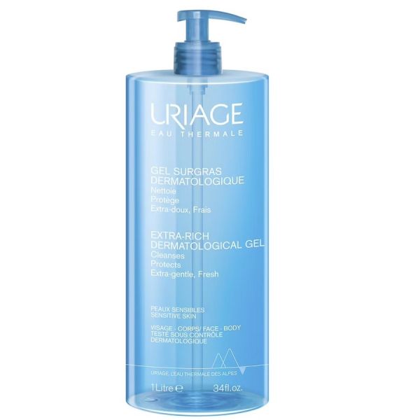 Uriage extra-rich dermatological gel dermatologiczny żel do mycia 1000ml