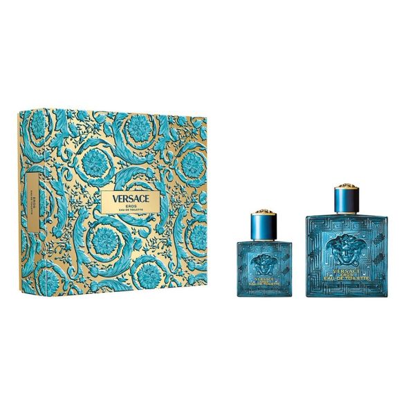 Versace eros zestaw woda toaletowa spray 100ml + woda toaletowa spray 30ml