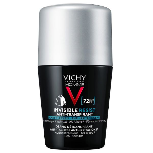 Vichy homme invisible resist 72h antyperspirant w kulce przeciw śladom na ubraniach 50ml