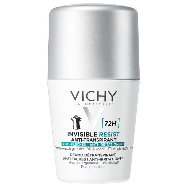 Vichy invisible resist 72h antyperspirant w kulce przeciw śladom na ubraniach 50ml