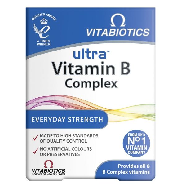 Vitabiotics ultra vitamin b complex suplement diety 60 tabletek