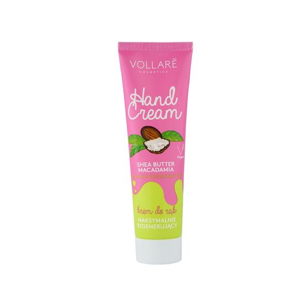 Vollare hand cream maksymalnie regenerujący krem do rąk z masłem shea 100ml