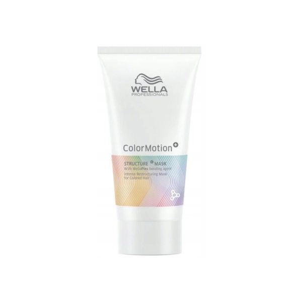 Wella professionals colormotion+ structure+ mask maska chroniąca kolor włosów 30ml