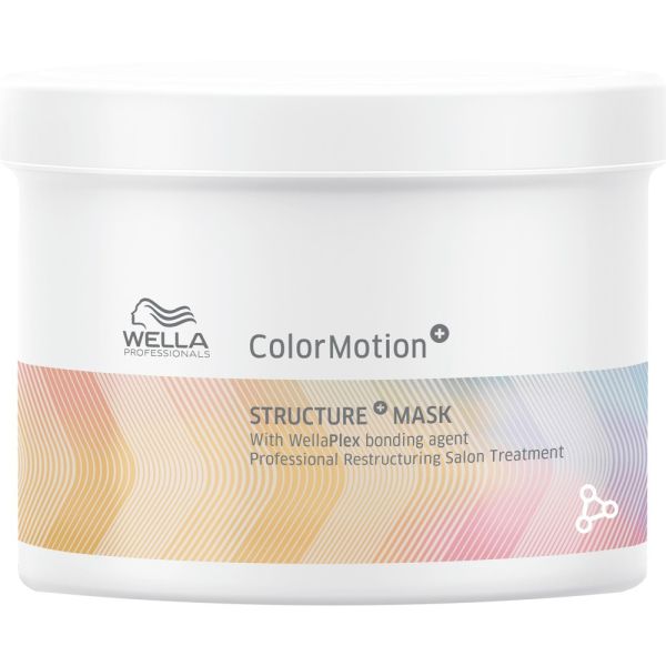 Wella professionals colormotion+ structure+ mask maska chroniąca kolor włosów 500ml