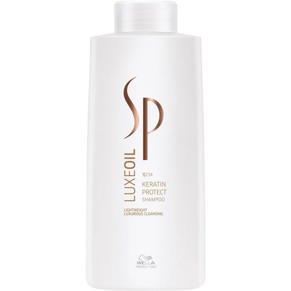 Wella professionals sp luxe oil keratin protect shampoo regenerujący szampon do włosów 1000ml