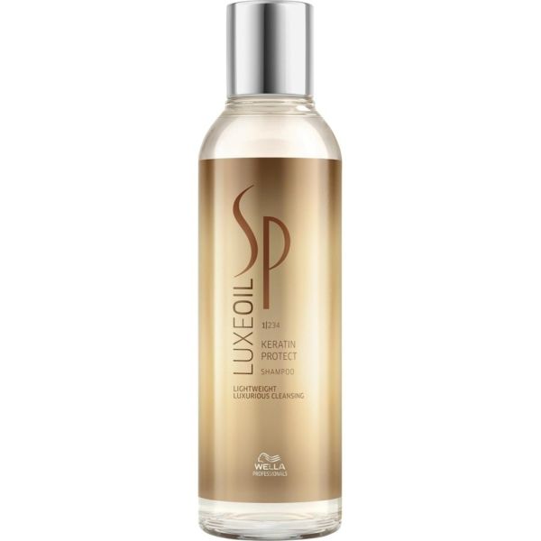 Wella professionals sp luxe oil keratin protect shampoo szampon keratynowy do włosów zniszczonych 200ml