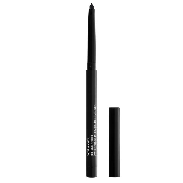 Wet n wild breakup proof waterproof retractable eyeliner wodoodporny eyeliner w kredce black 0.23g