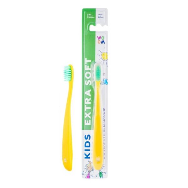 Woom kids extra soft toothbrush bardzo delikatna szczoteczka do zębów dla dzieci 2-6 years