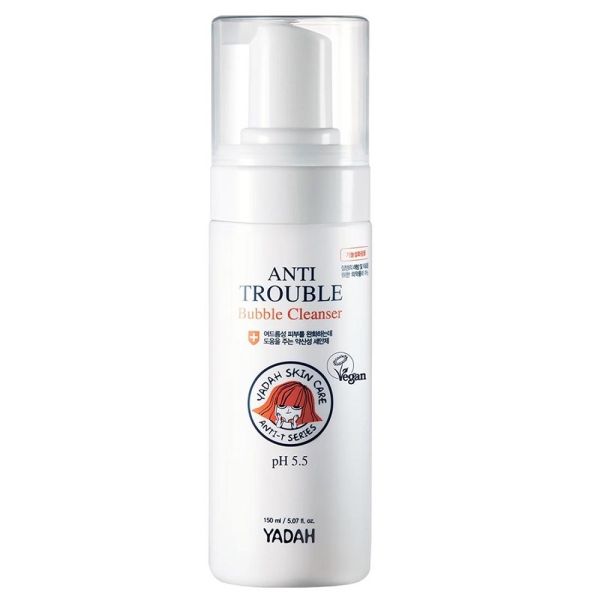 Yadah anti trouble bubble cleanser oczyszczająca pianka do twarzy 150ml