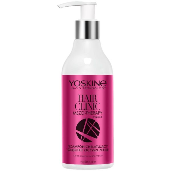 Yoskine hair clinic mezo-therapy szampon chelatujący głęboko oczyszczający 200ml