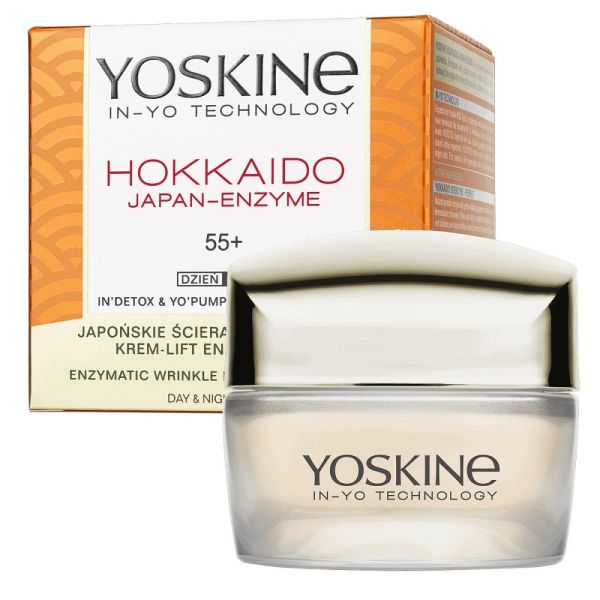 Yoskine hokkaido japan-enzyme przeciwzmarszczkowy krem do twarzy 55+ 50ml