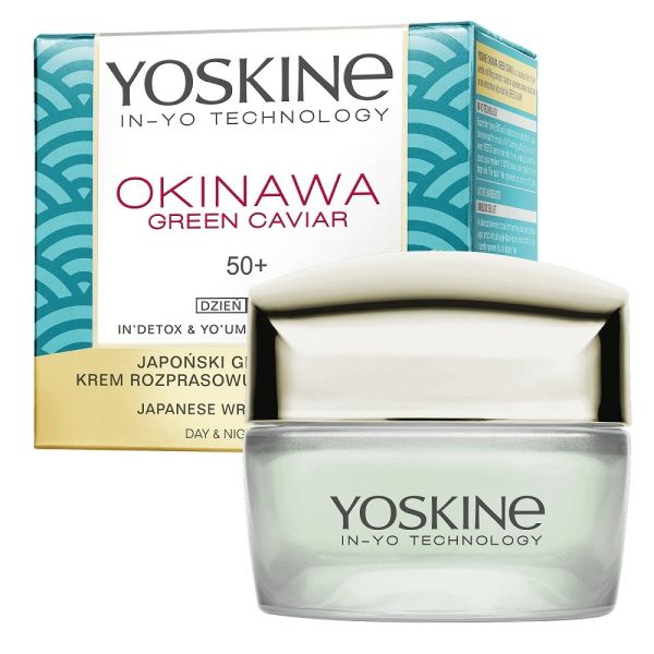 Yoskine okinawa green caviar krem do twarzy na dzień i na noc 50+ 50ml