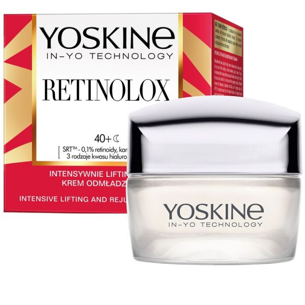 Yoskine retinolox intensywnie liftingujący krem odmładzający na noc 40+ 50ml