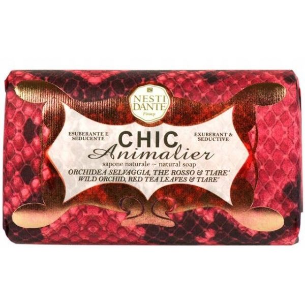 Nesti dante chic animalier mydło toaletowe czerwony pyton 250g